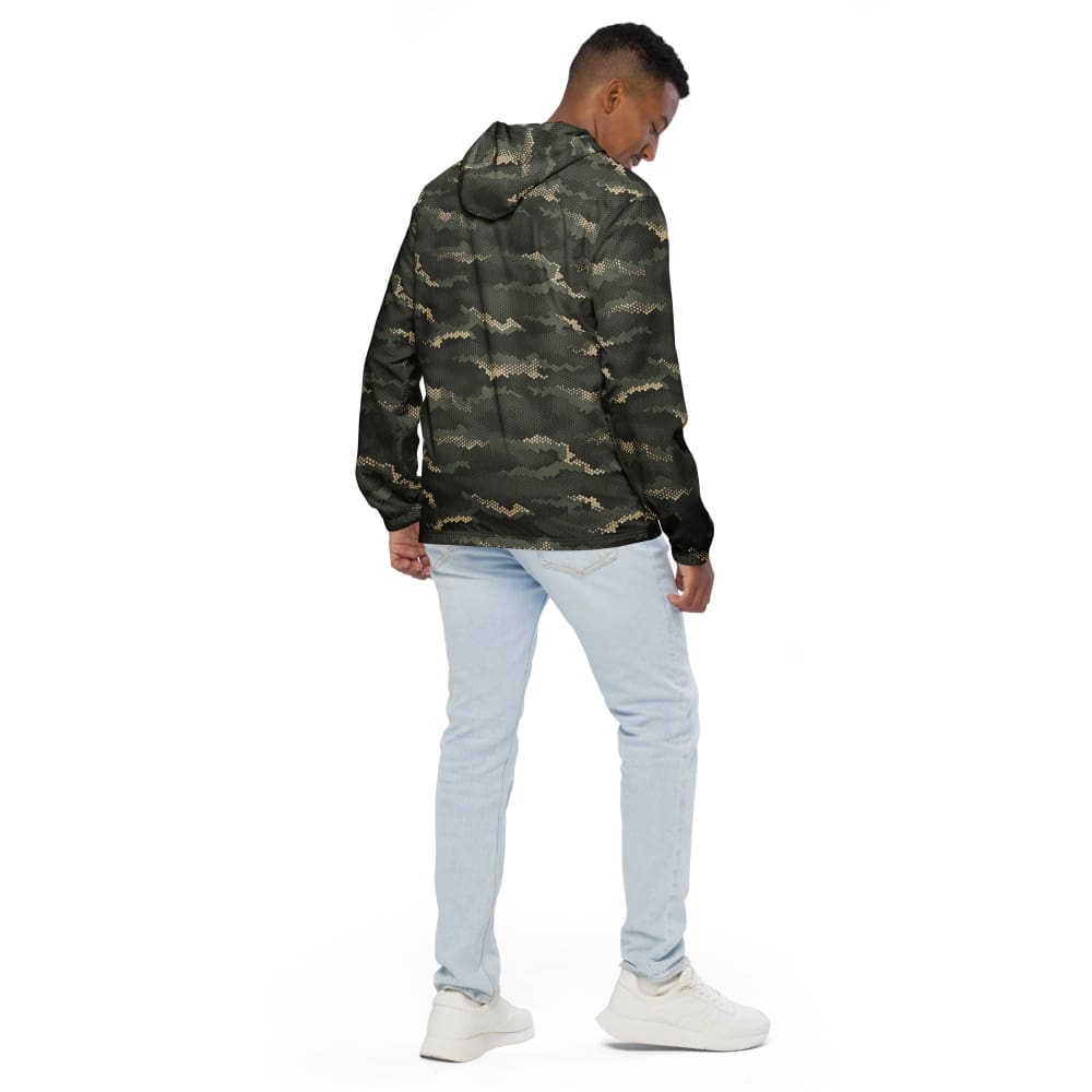 Anaconda Hexagon CAMO Men’s windbreaker - Mens Windbreaker