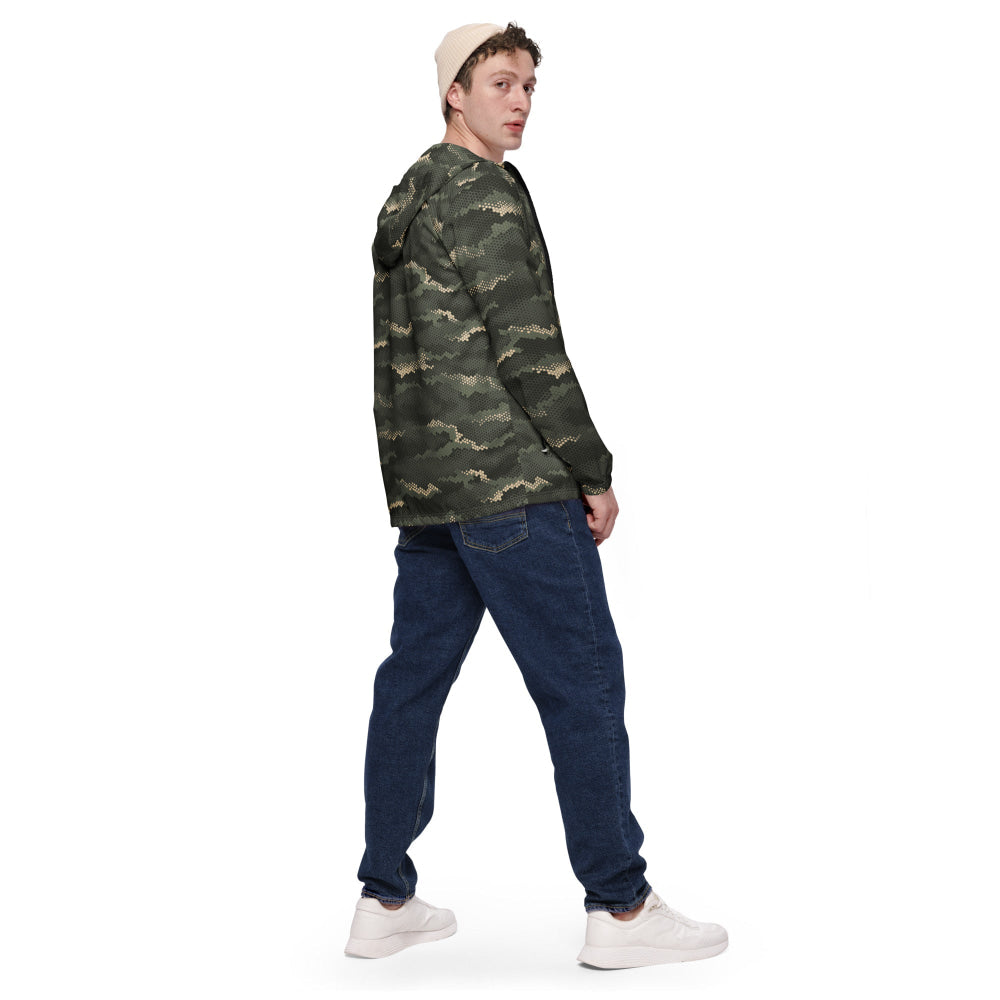 Anaconda Hexagon CAMO Men’s windbreaker - Mens Windbreaker