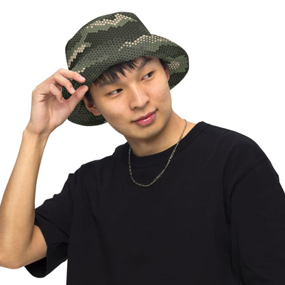 Anaconda Hexagon CAMO Reversible bucket hat - Bucket Hat