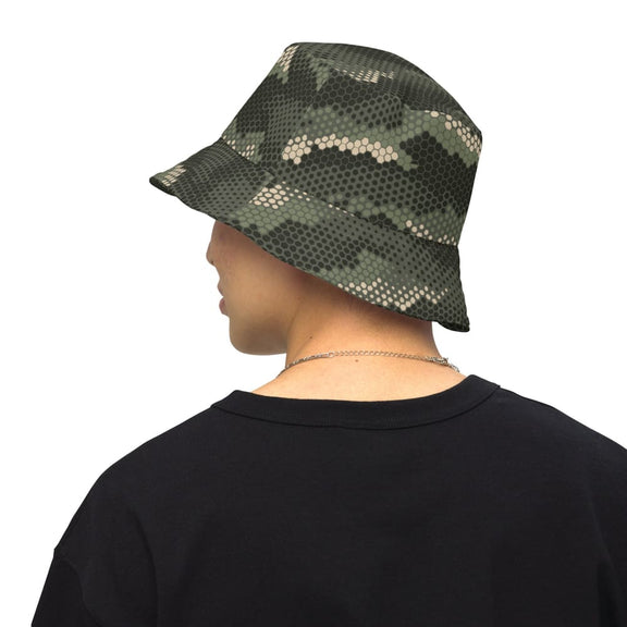 Anaconda Hexagon CAMO Reversible bucket hat - XS