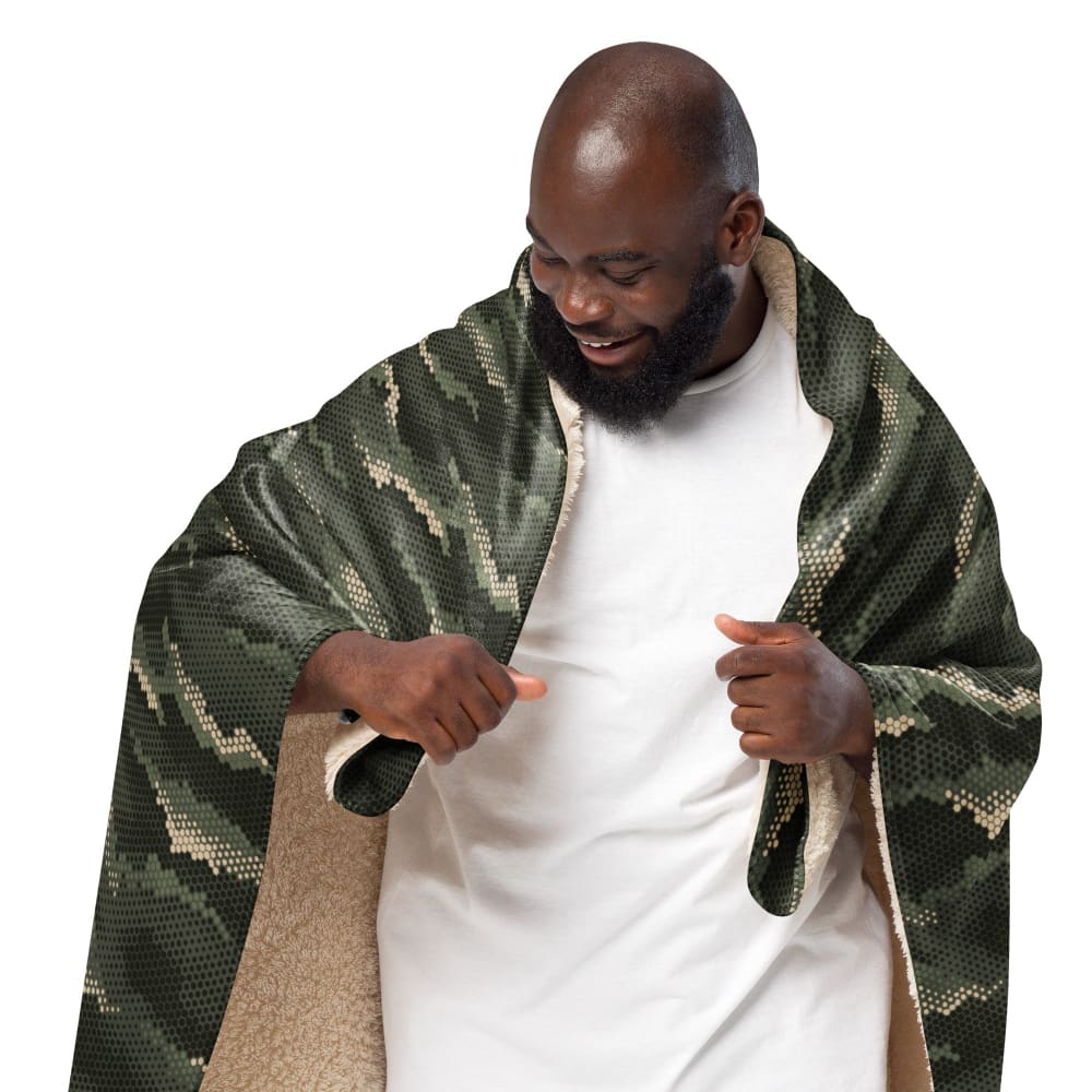 Anaconda Hexagon CAMO Sherpa blanket - Blanket