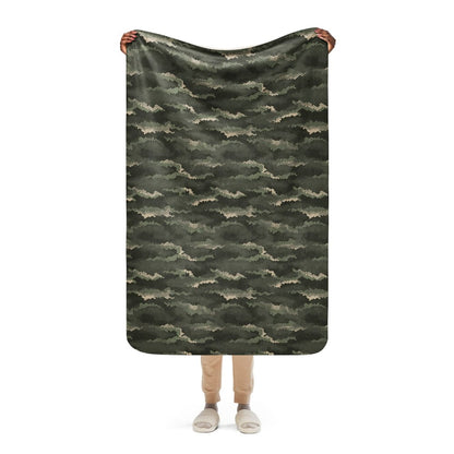 Anaconda Hexagon CAMO Sherpa blanket - 37″×57″ - Blanket