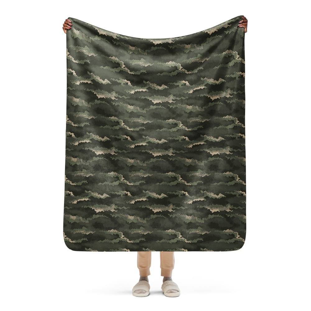 Anaconda Hexagon CAMO Sherpa blanket - 50″×60″ - Blanket