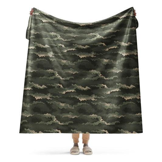 Anaconda Hexagon CAMO Sherpa blanket - 60″×80″ - Blanket