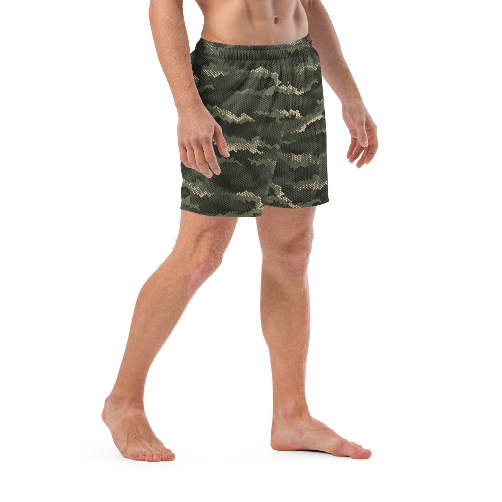 Anaconda Hexagon CAMO Swim Trunks - Mens