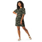 Anaconda Hexagon CAMO T-shirt dress