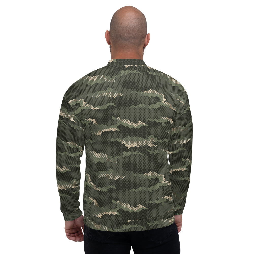 Anaconda Hexagon CAMO Unisex Bomber Jacket