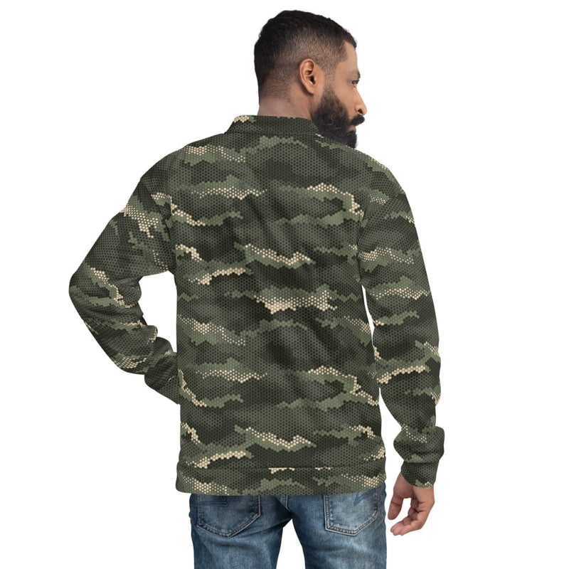 Anaconda Hexagon CAMO Unisex Bomber Jacket