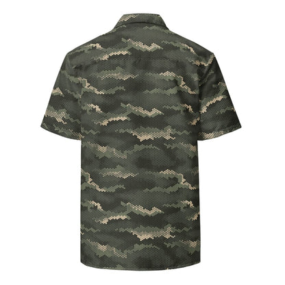 Anaconda Hexagon CAMO Unisex button shirt - Button Shirt