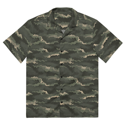 Anaconda Hexagon CAMO Unisex button shirt - 2XS - Button Shirt