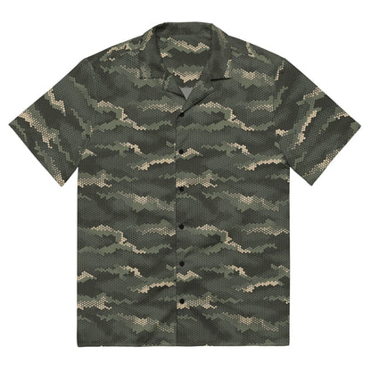 Anaconda Hexagon CAMO Unisex button shirt - Button Shirt