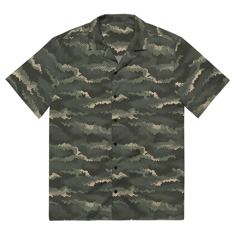 Anaconda Hexagon CAMO Unisex button shirt