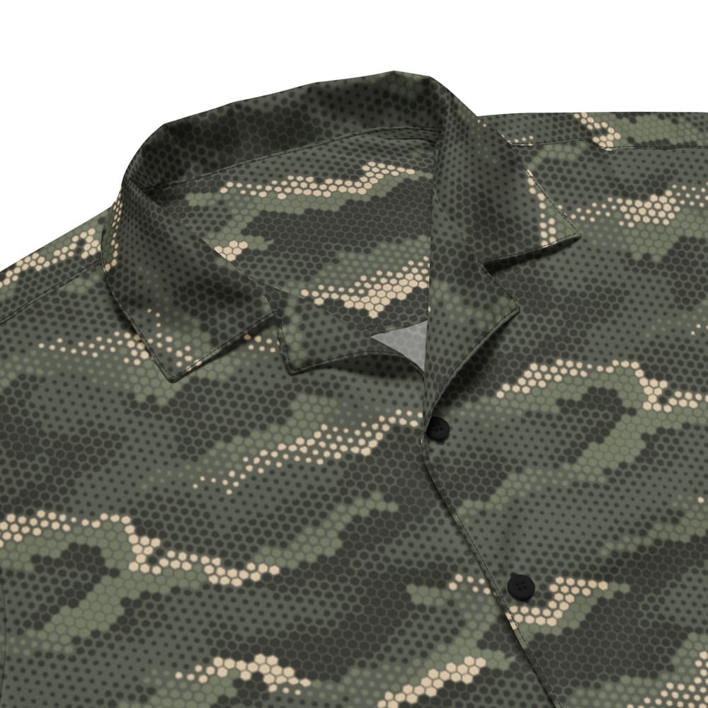 Anaconda Hexagon CAMO Unisex button shirt - Button Shirt