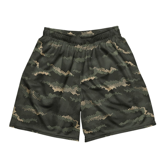 Anaconda Hexagon CAMO Unisex mesh shorts