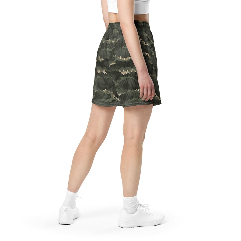 Anaconda Hexagon CAMO Unisex mesh shorts