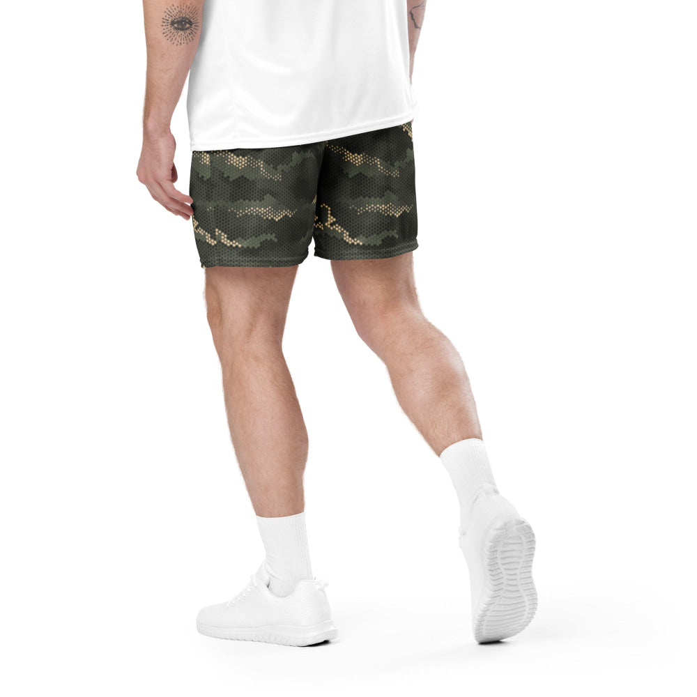 Anaconda Hexagon CAMO Unisex mesh shorts - Mesh Shorts