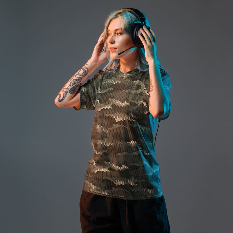 Anaconda Hexagon CAMO unisex sports jersey