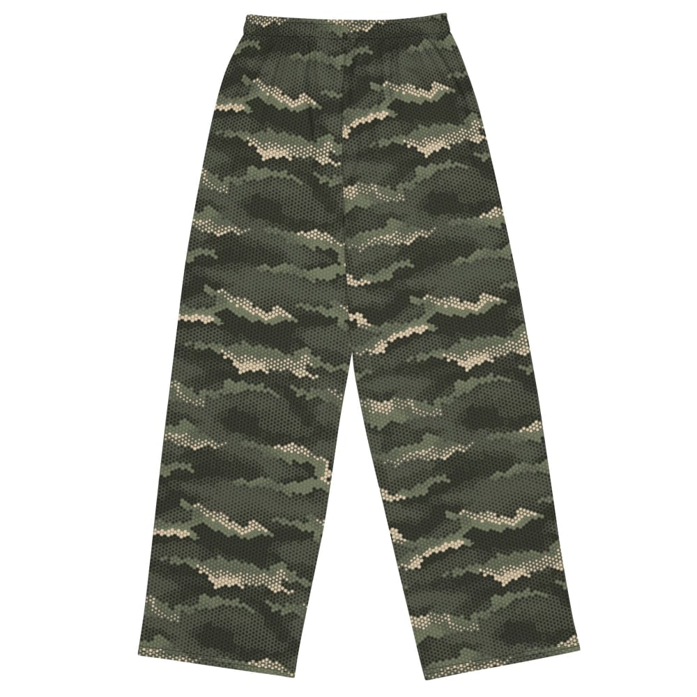 Anaconda Hexagon CAMO unisex wide-leg pants