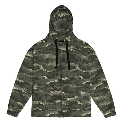 Anaconda Hexagon CAMO Unisex zip hoodie - Zip Hoodie