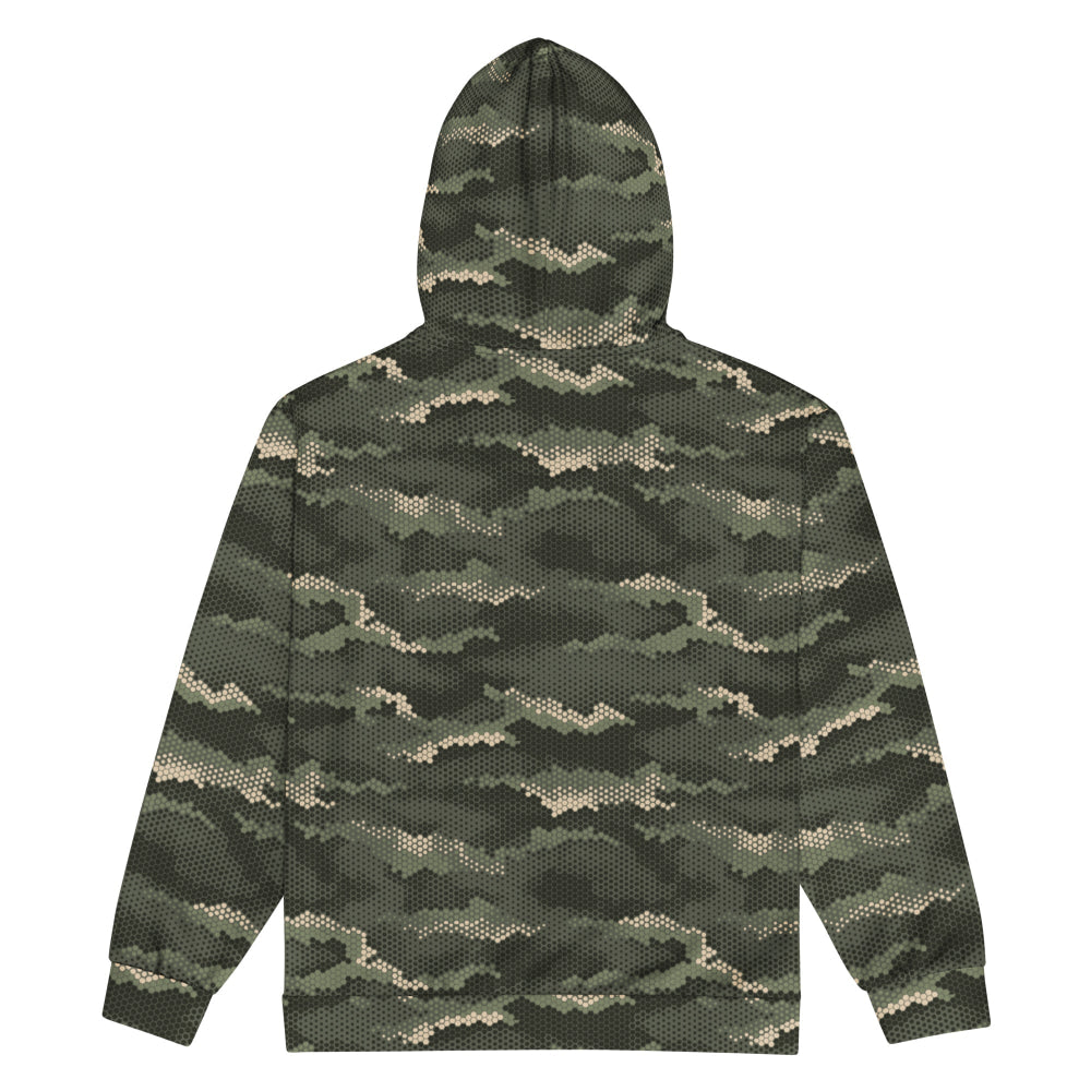 Anaconda Hexagon CAMO Unisex zip hoodie - Zip Hoodie