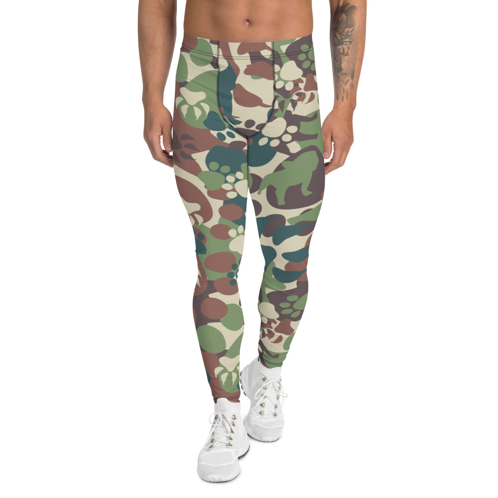 Animal Paw CAMO Men’s Leggings - XS - Mens