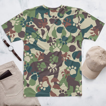 Animal Paw CAMO Men’s T-shirt - Mens T-Shirt