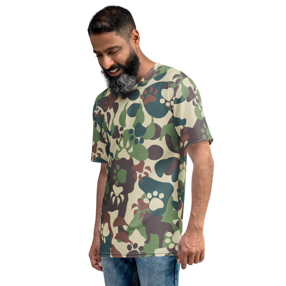 Animal Paw CAMO Men’s T-shirt - Mens T-Shirt