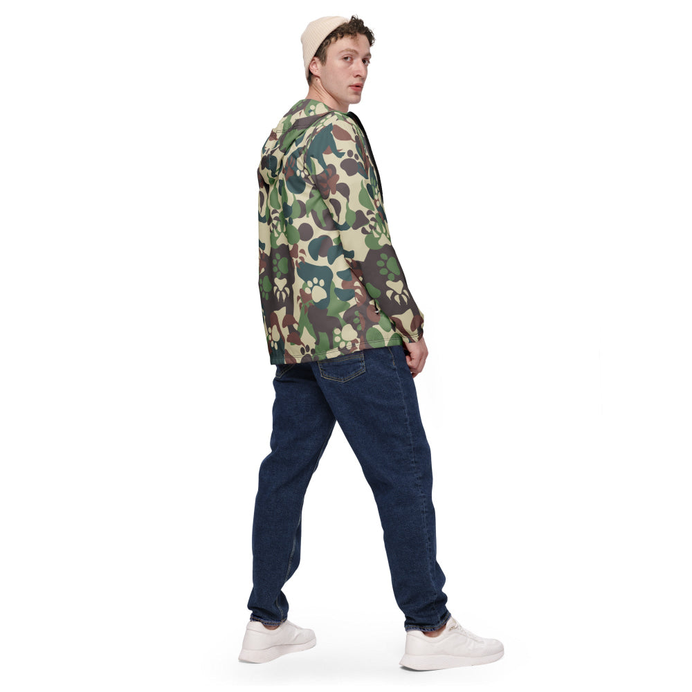 Animal Paw CAMO Men’s windbreaker - Mens Windbreaker