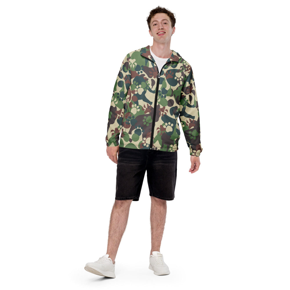 Animal Paw CAMO Men’s windbreaker - Mens Windbreaker