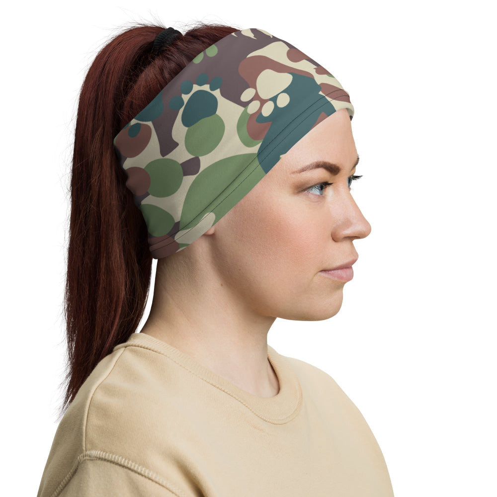 Animal Paw CAMO Neck Gaiter