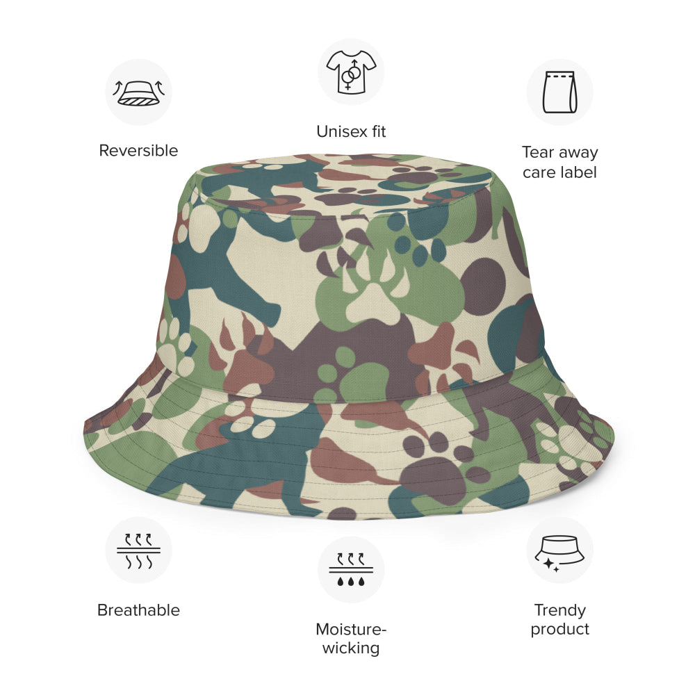 Animal Paw CAMO Reversible bucket hat - Bucket Hat