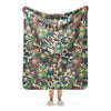 Animal Paw CAMO Sherpa blanket - 50″×60″