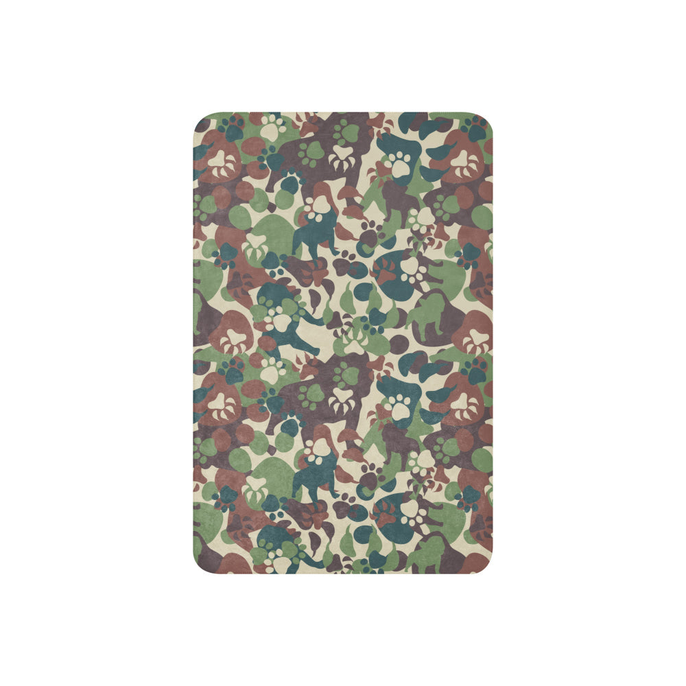 Animal Paw CAMO Sherpa blanket - Blanket