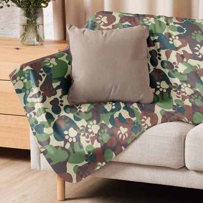 Animal Paw CAMO Sherpa blanket - Blanket