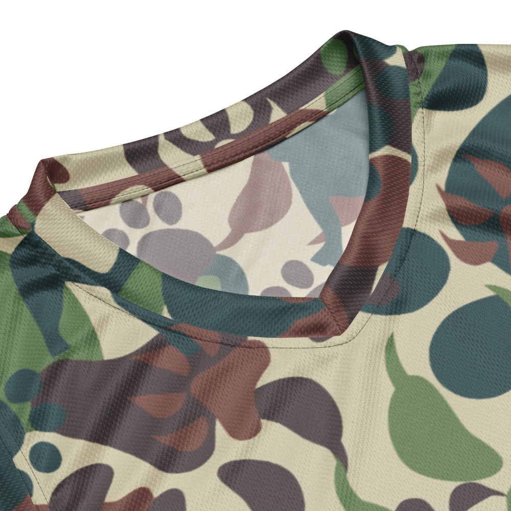 Animal Paw CAMO unisex basketball jersey - Unisex Basketball Jersey