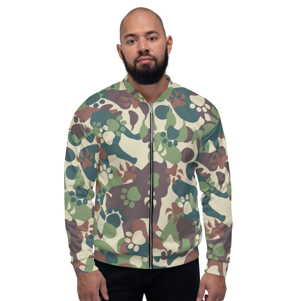 Animal Paw CAMO Unisex Bomber Jacket