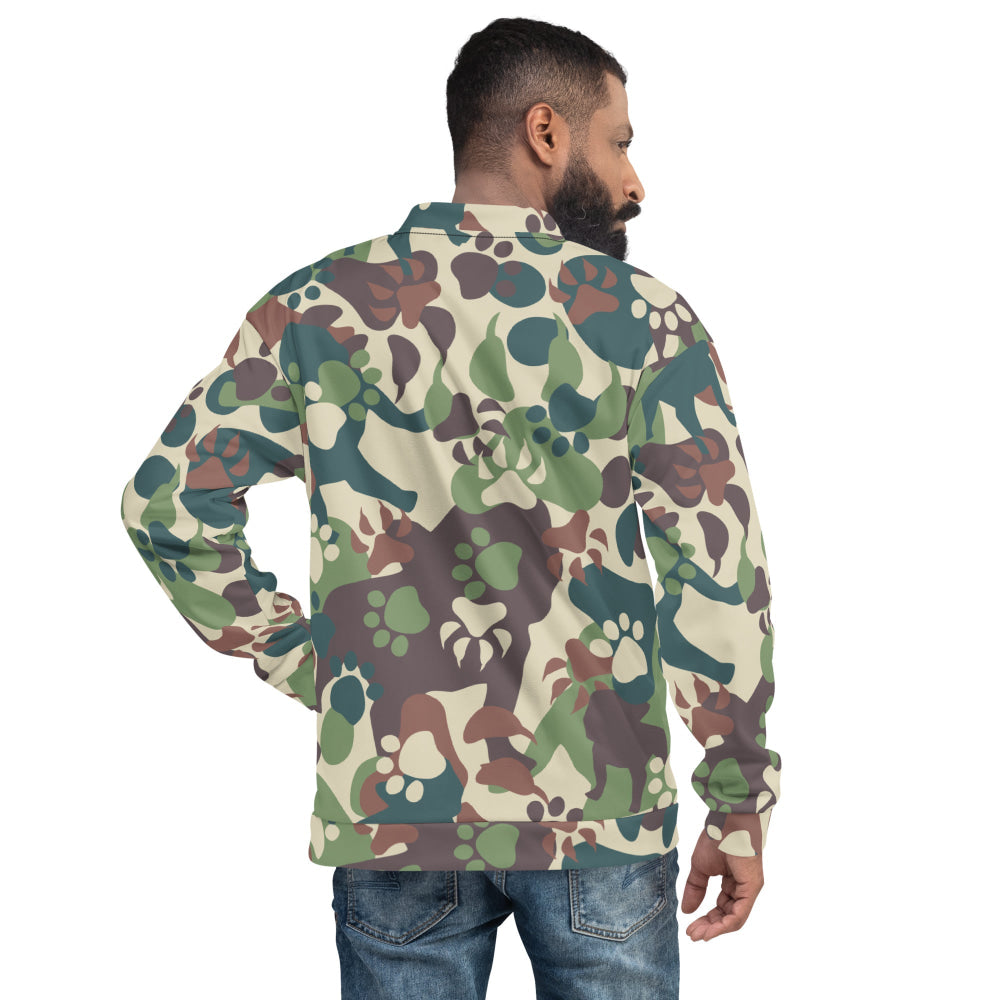 Animal Paw CAMO Unisex Bomber Jacket