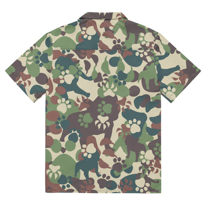 Animal Paw CAMO Unisex button shirt - Button Shirt