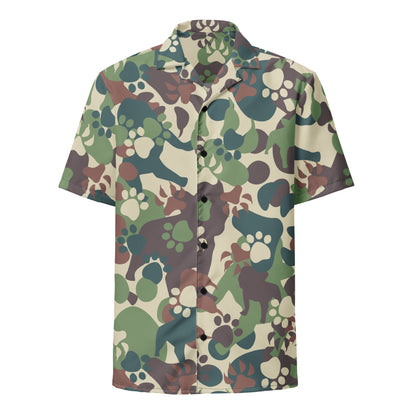 Animal Paw CAMO Unisex button shirt - Button Shirt