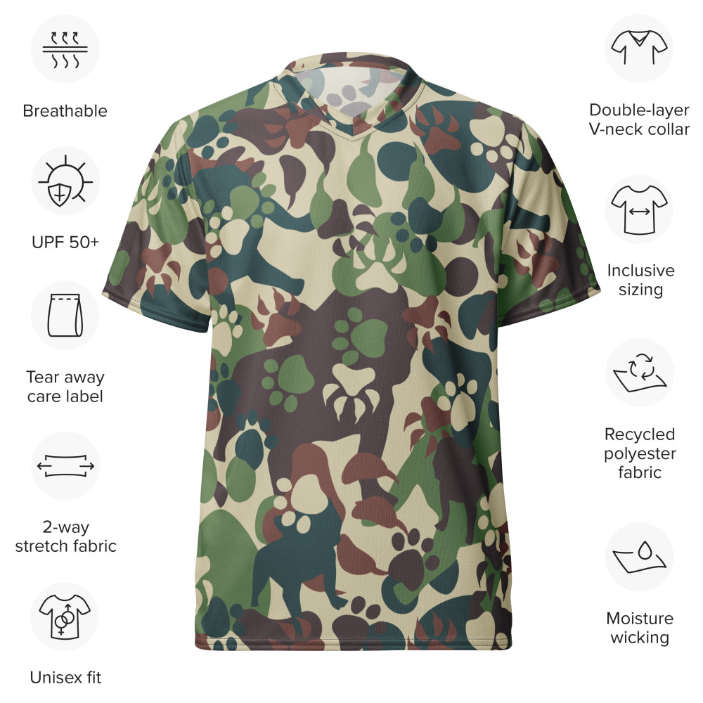 Animal Paw CAMO unisex sports jersey - Unisex Sports Jersey