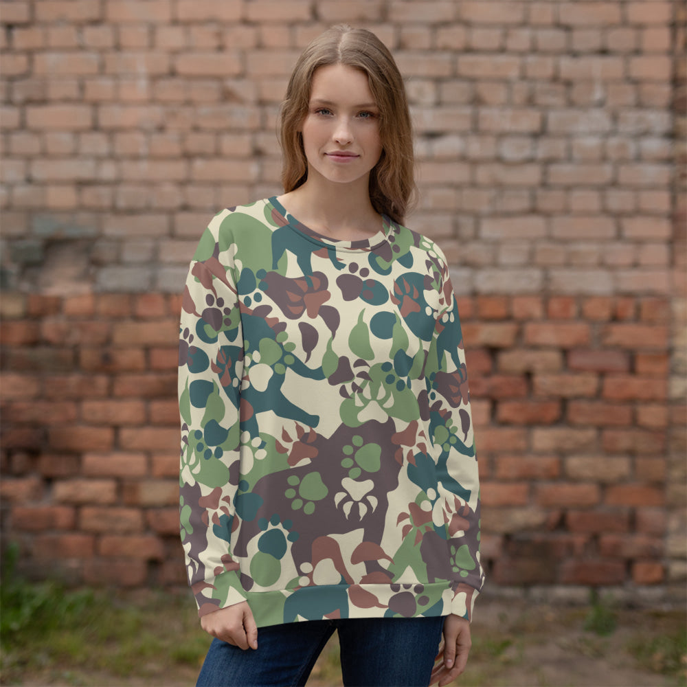 Animal Paw CAMO Unisex Sweatshirt