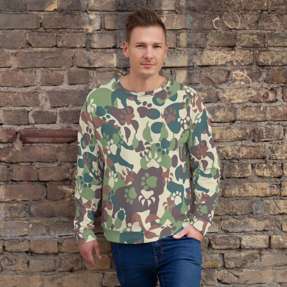 Animal Paw CAMO Unisex Sweatshirt - XS