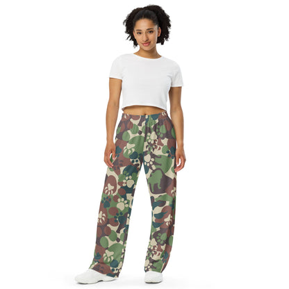 Animal Paw CAMO unisex wide-leg pants - Unisex Wide-Leg Pants