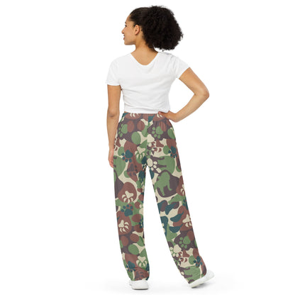 Animal Paw CAMO unisex wide-leg pants - Unisex Wide-Leg Pants