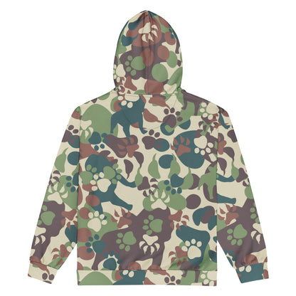 Animal Paw CAMO Unisex zip hoodie - Zip Hoodie