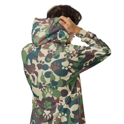 Animal Paw CAMO Unisex zip hoodie - Zip Hoodie