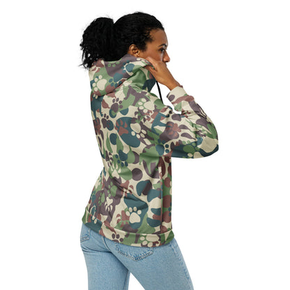 Animal Paw CAMO Unisex zip hoodie - Zip Hoodie