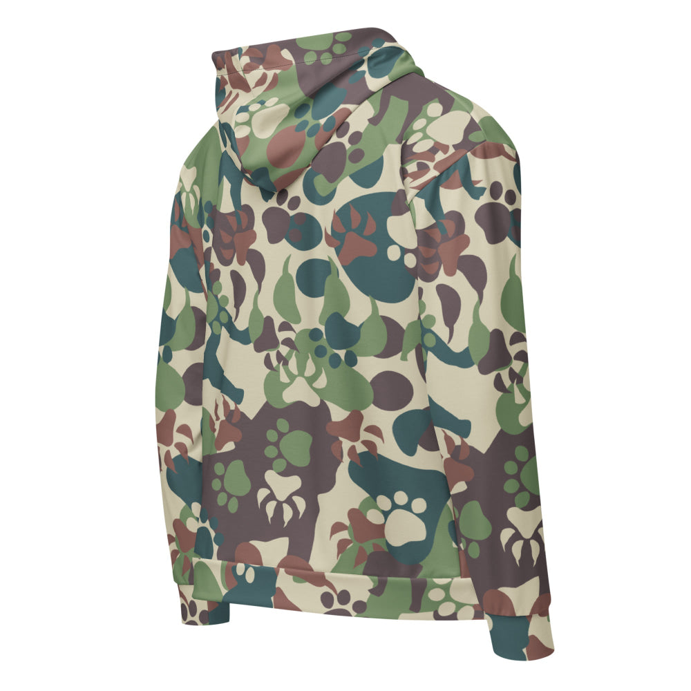 Animal Paw CAMO Unisex zip hoodie - Zip Hoodie