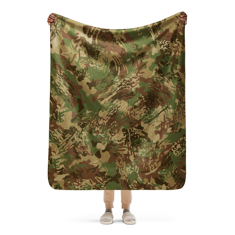 Anti-poaching CAMO Sherpa Blanket - 50″×60″