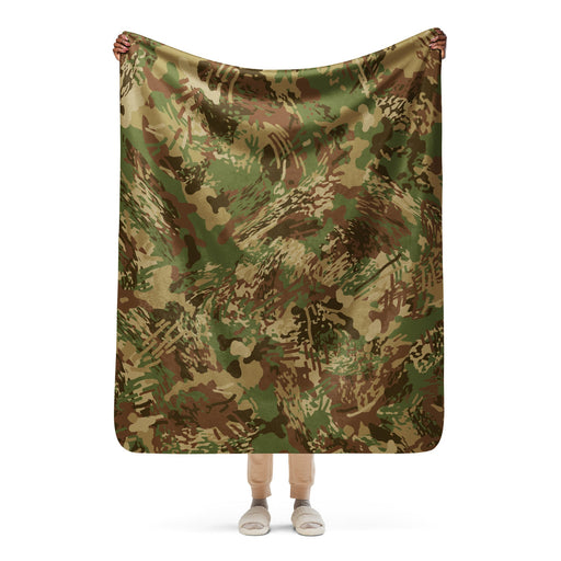 Anti-poaching CAMO Sherpa Blanket - 50″×60″